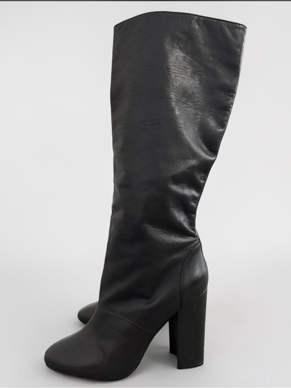 Soft Leather Vince Camuto Sessily Knee High Boots
Black | Size 38